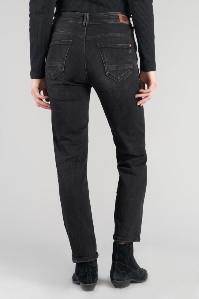 Jeans pulp regular Zep high waist 7/8 destroy schwarz Nr.1