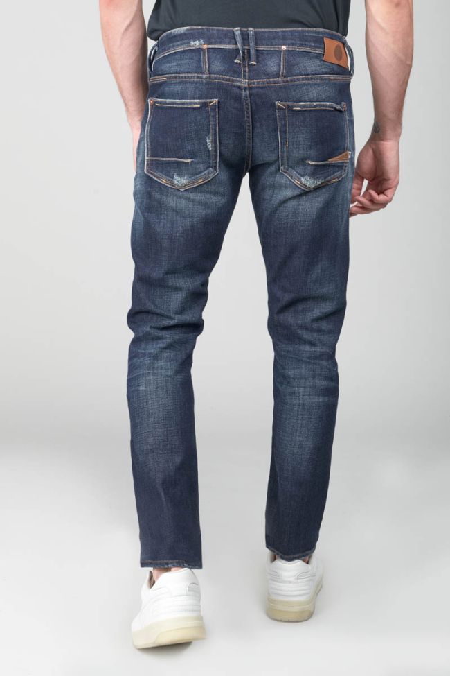 Jeans 600/17 adjusted Basic destroy blau Nr.1