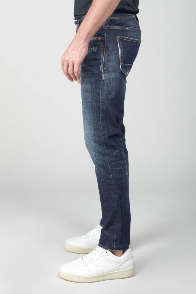 Jeans 600/17 adjusted Basic destroy blau Nr.1