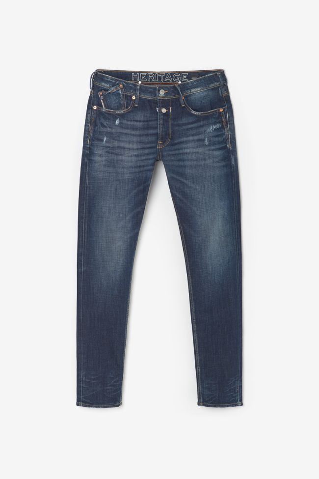 Jeans 600/17 adjusted Basic destroy blau Nr.1