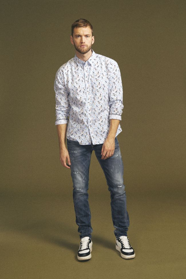 Jeans 700/11 slim Oberkampf destroy blau Nr.3