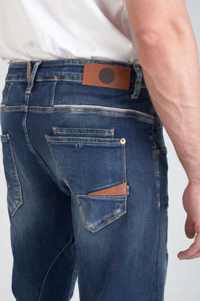 Jeans 900/03 tapered twisted Auteuil destroy blau Nr.3