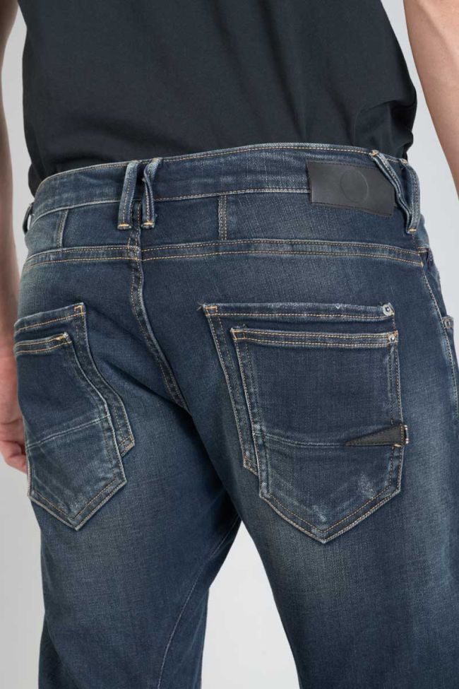 Jeans 900/03 tapered twisted Pasteur destroy blau-schwarz Nr.2