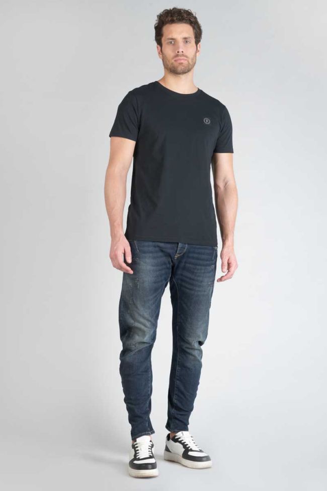 Jeans 900/03 tapered twisted Pasteur destroy blau-schwarz Nr.2