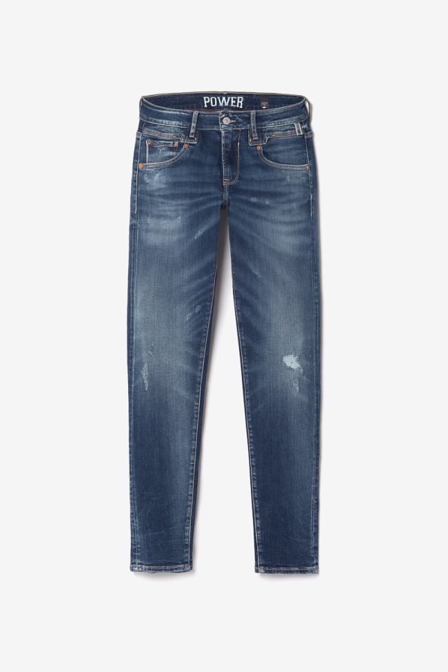 Jeans power skinny Picpus 7/8 destroy blau Nr.2