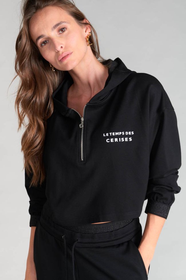 Kapuzen-sweatshirt Jemmagi in schwarz