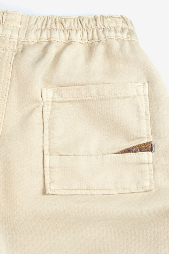 Bermuda-short Jogg in weiß