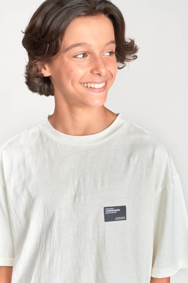 T-shirt Chasubo in weiß