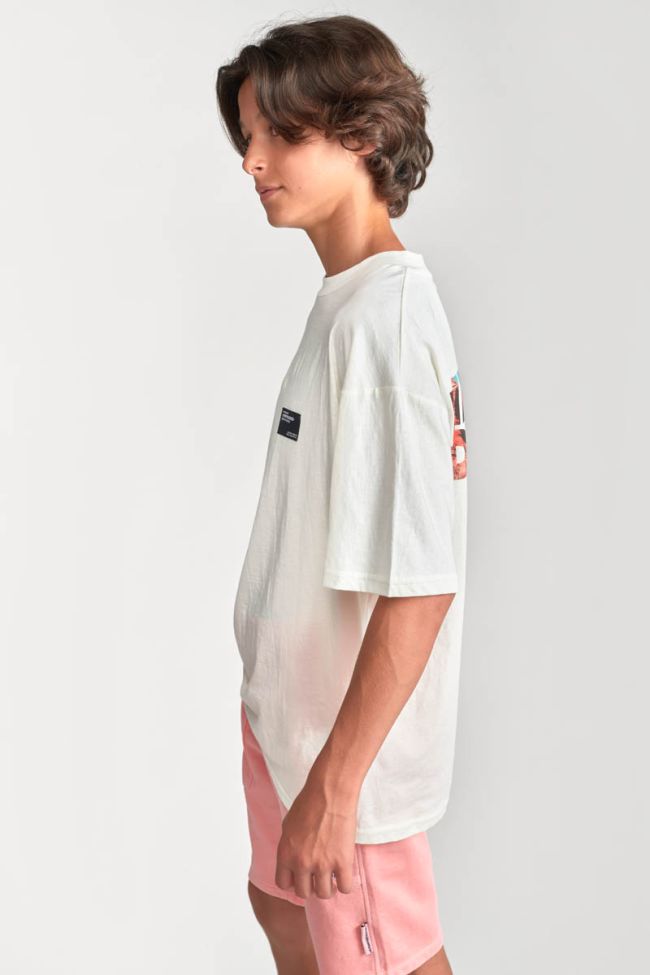 T-shirt Chasubo in weiß