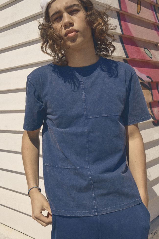 T-shirt Sarobo in blau