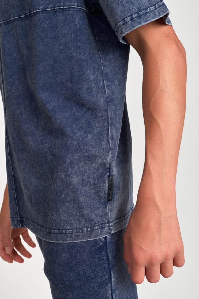 T-shirt Sarobo in blau