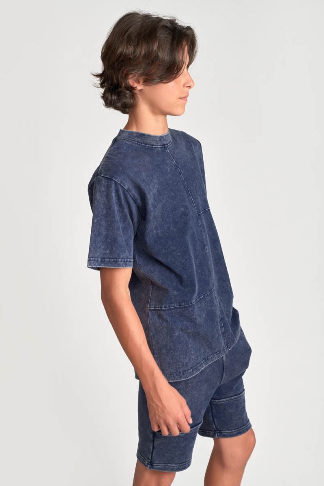 T-shirt Sarobo in blau