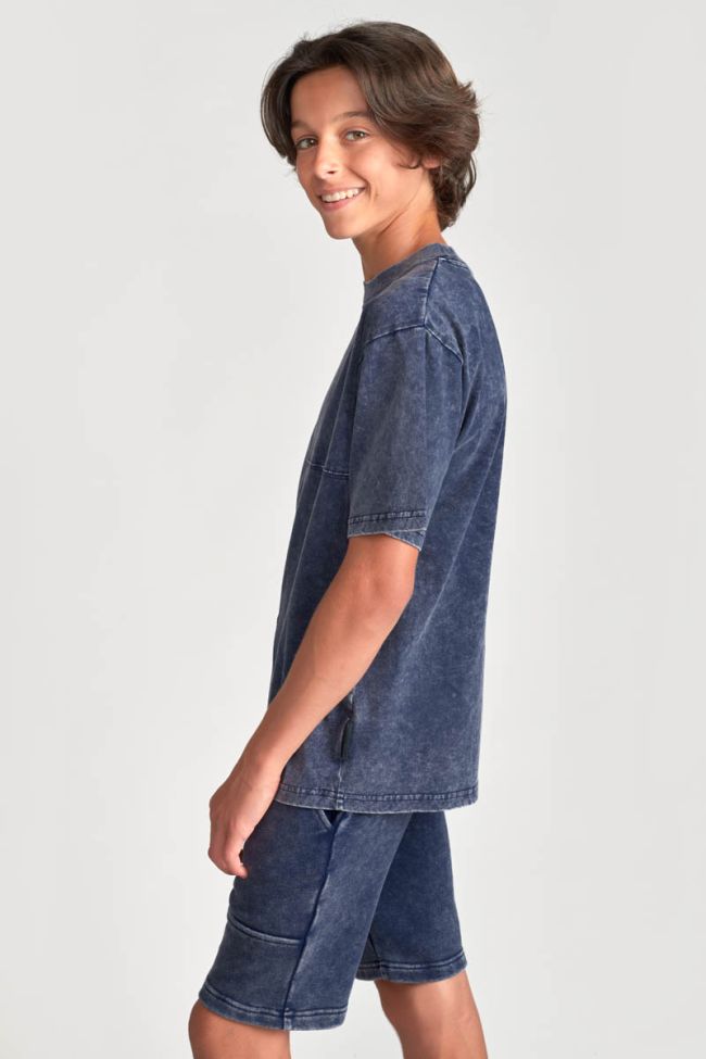 T-shirt Sarobo in blau