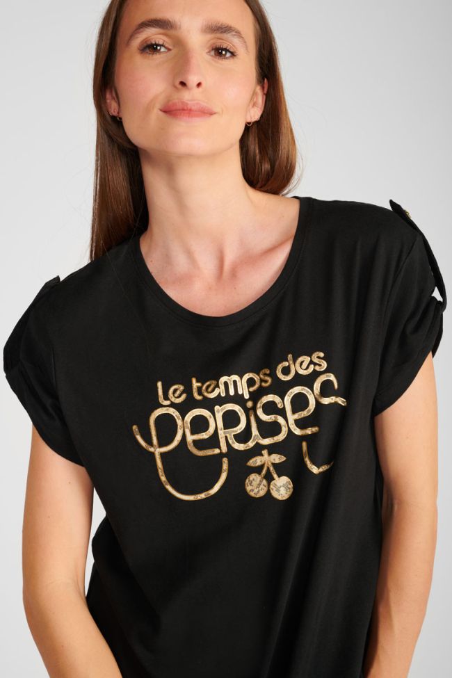 T-shirt Dwight in schwarz