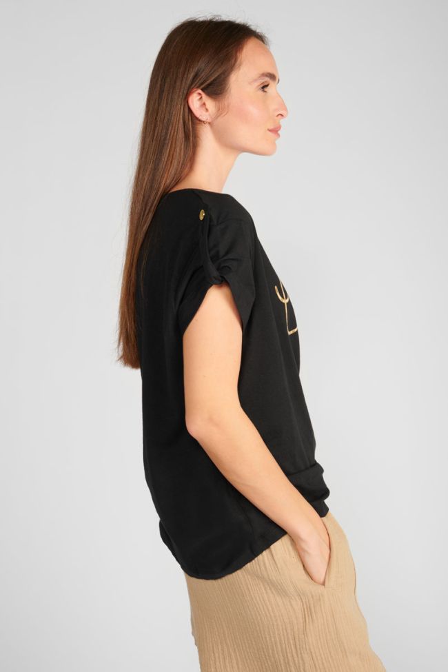 T-shirt Dwight in schwarz