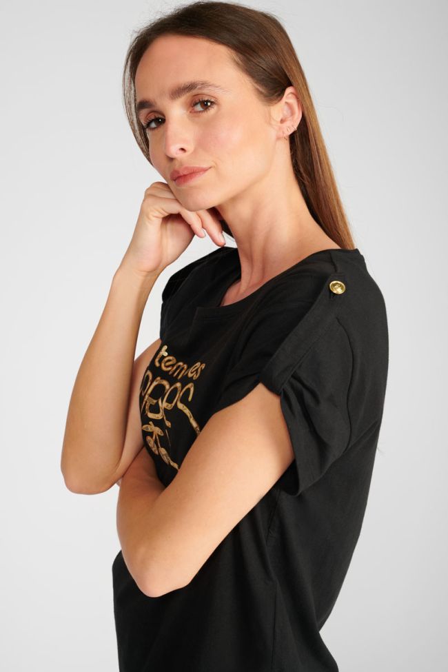 T-shirt Dwight in schwarz