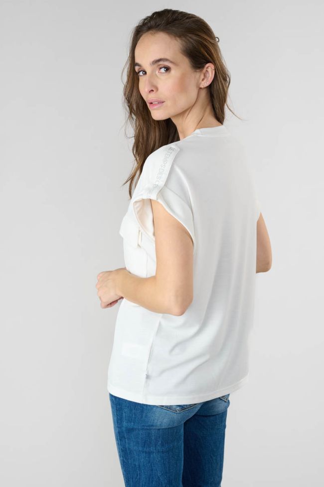 T-shirt Freesia in weiß