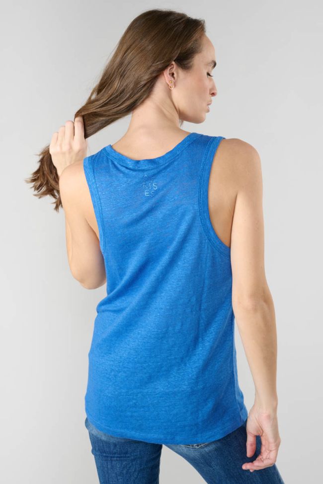 Tanktop Jacinth in blau