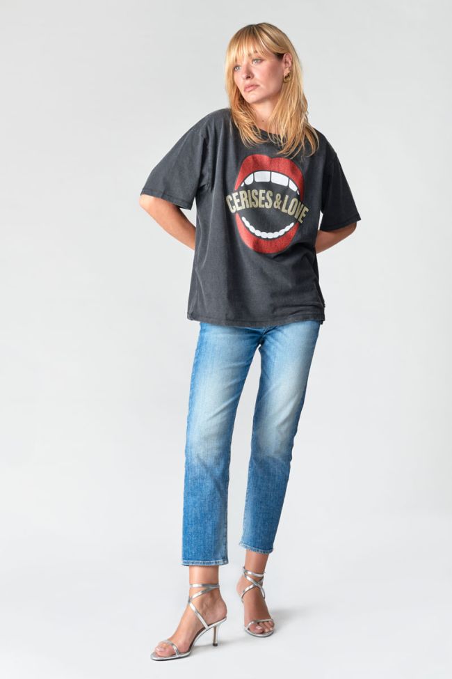 T-shirt Joel in schwarz