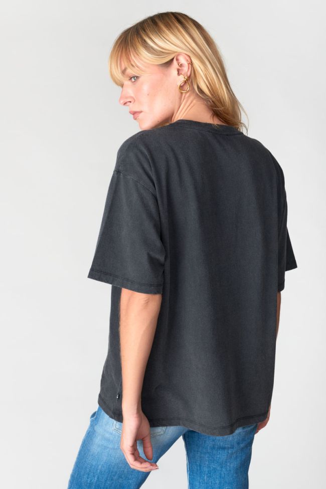 T-shirt Joel in schwarz