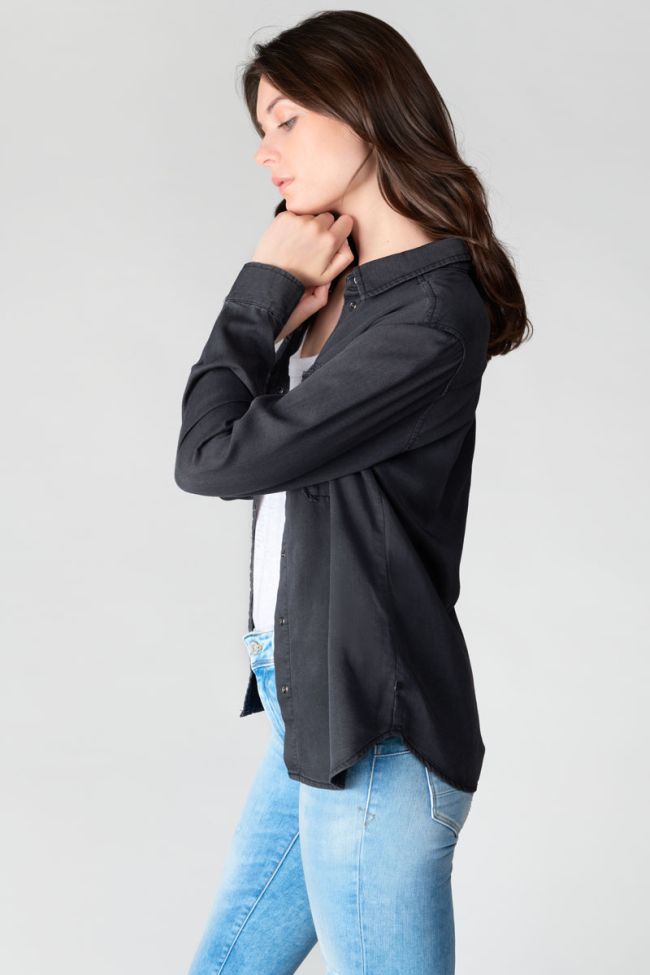 Hemd Laelia in schwarz