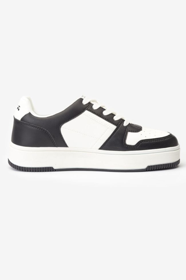 Weiße und schwarze Marly Sneakers