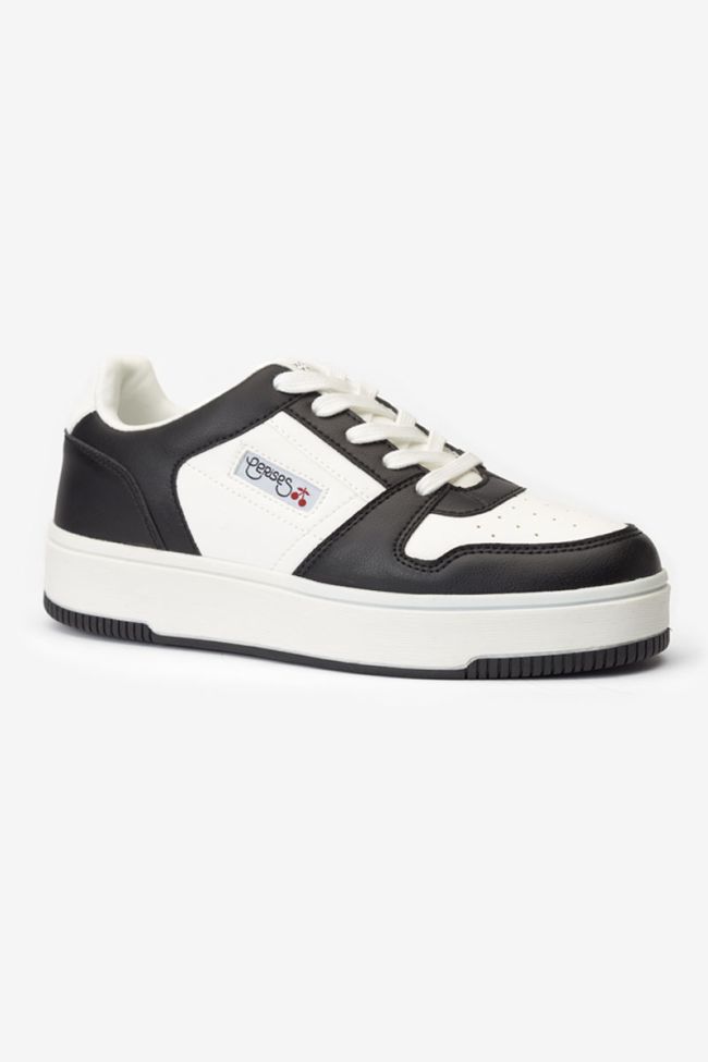 Weiße und schwarze Marly Sneakers