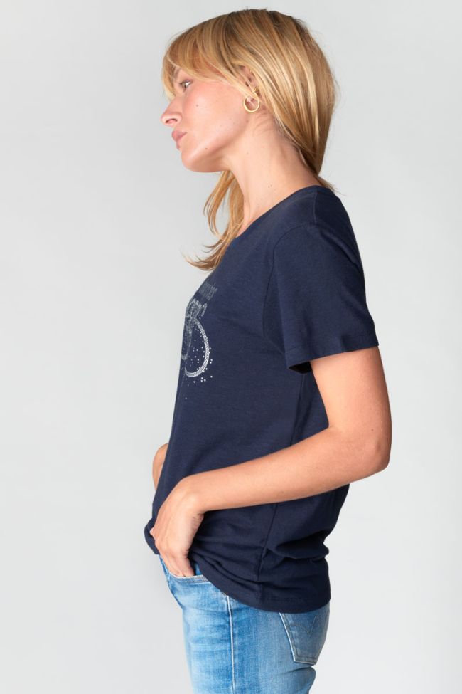 T-shirt Marty in blau