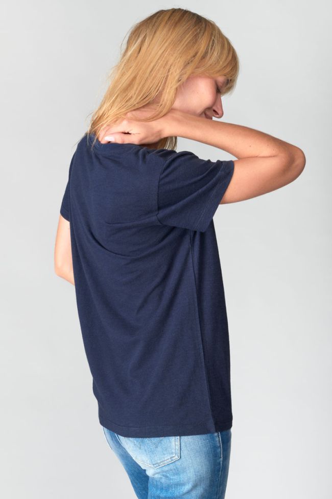 T-shirt Marty in blau