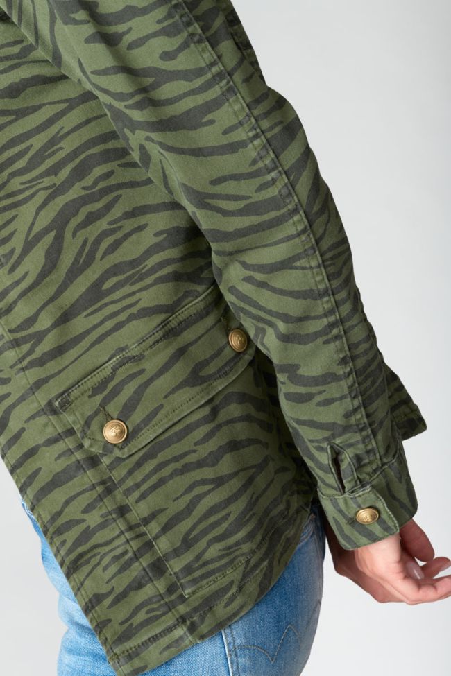 Jacke Milizebr in grün