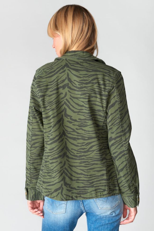 Jacke Milizebr in grün