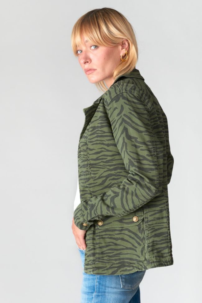 Jacke Milizebr in grün