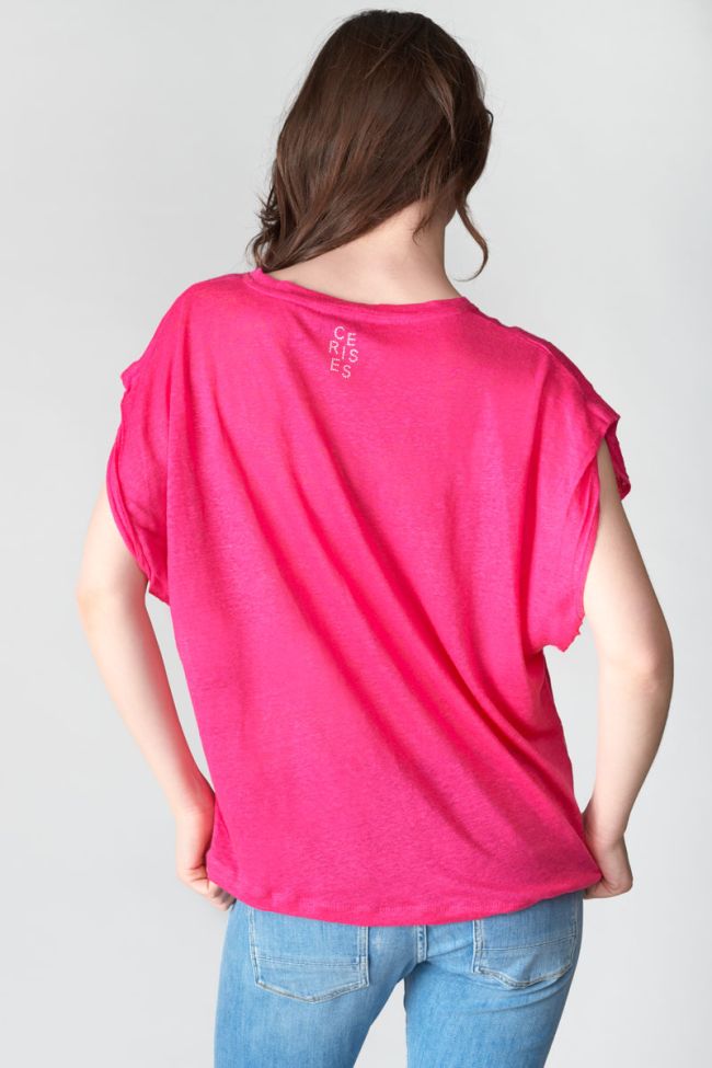 T-shirt Muflier in rosa