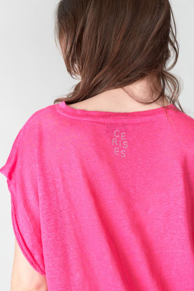 T-shirt Muflier in rosa