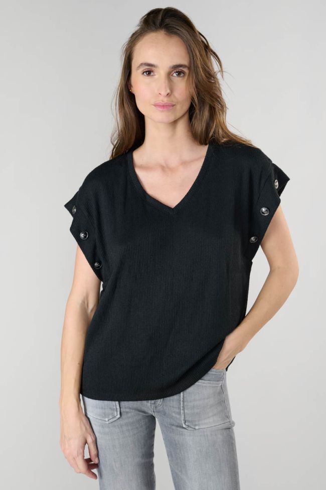 T-shirt Narciss in schwarz