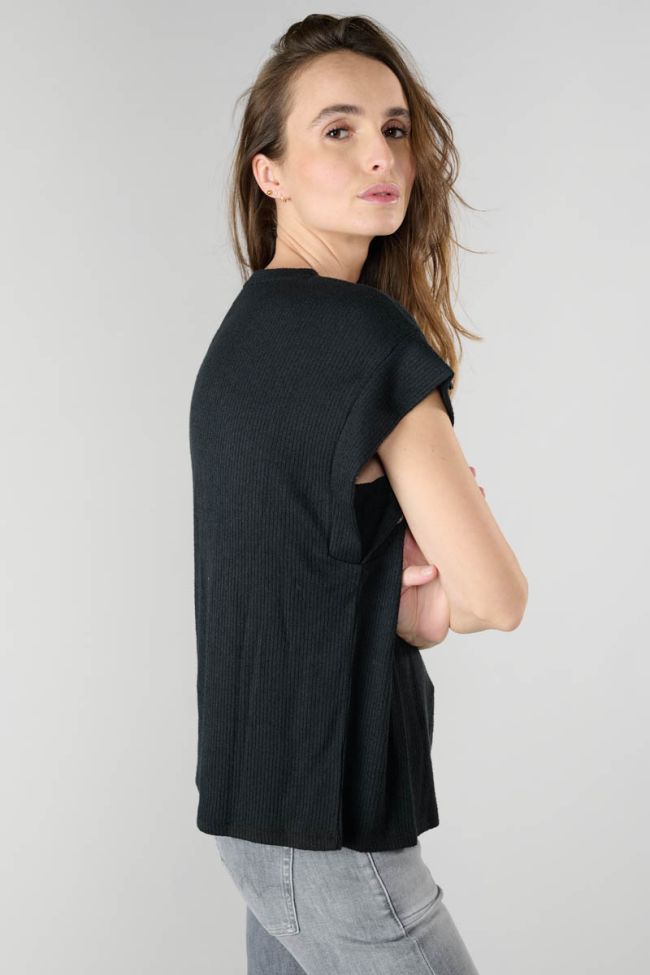 T-shirt Narciss in schwarz