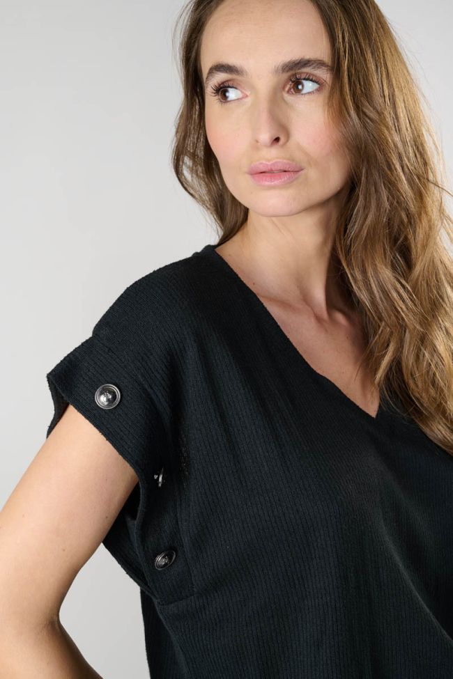 T-shirt Narciss in schwarz