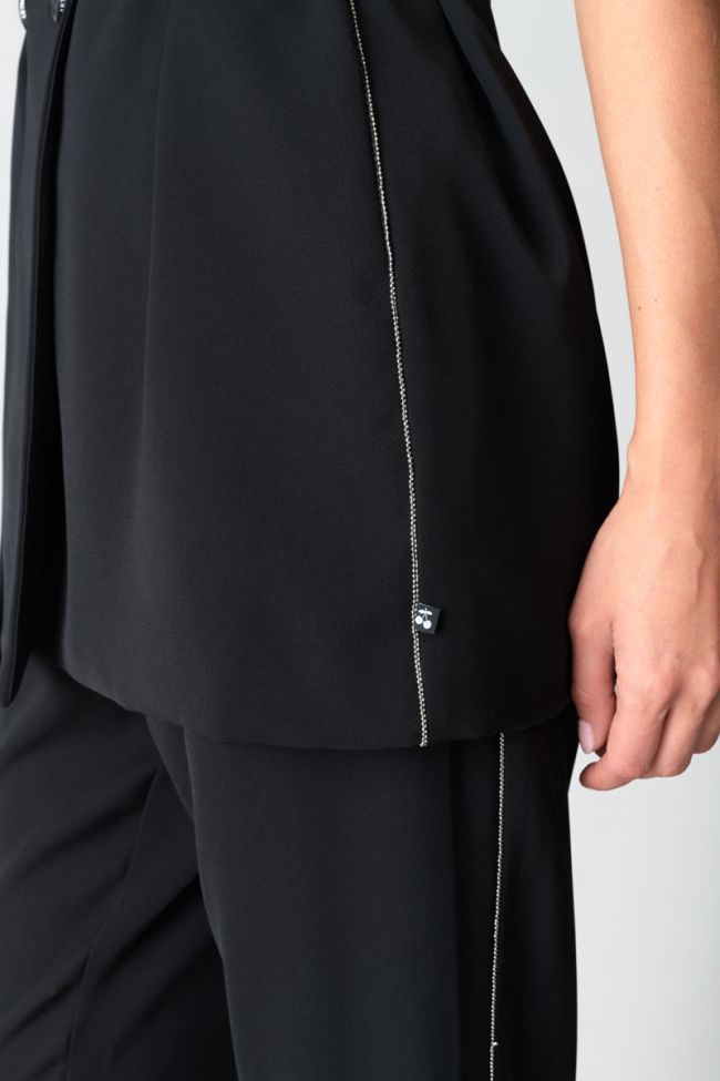 Jacke Oxalis in schwarz