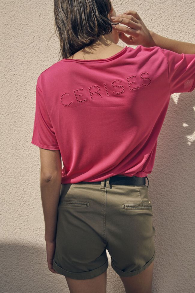 T-shirt Parodia in rosa