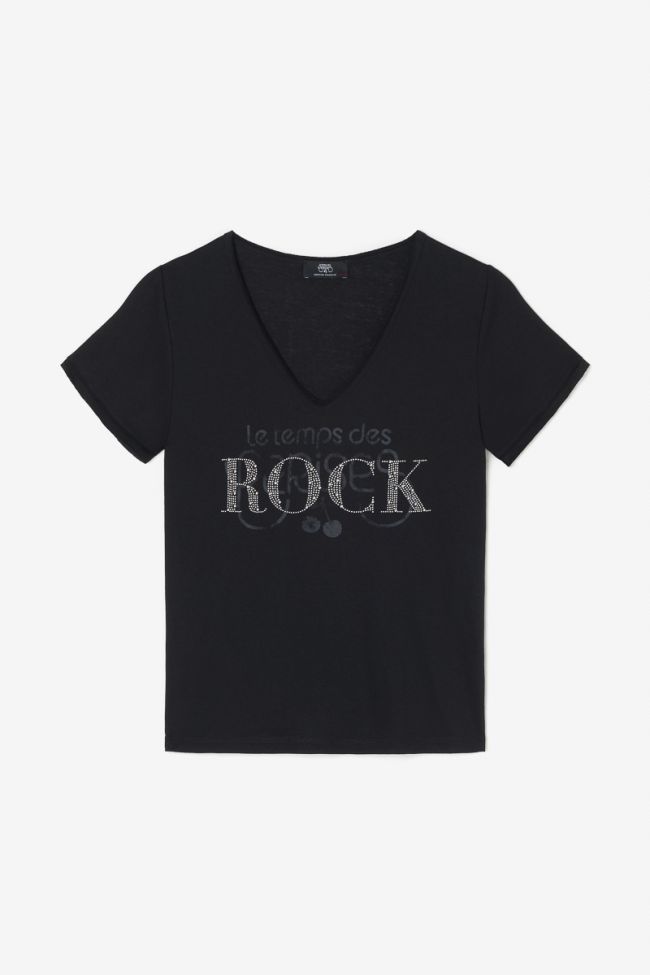 T-shirt Quinn in schwarz