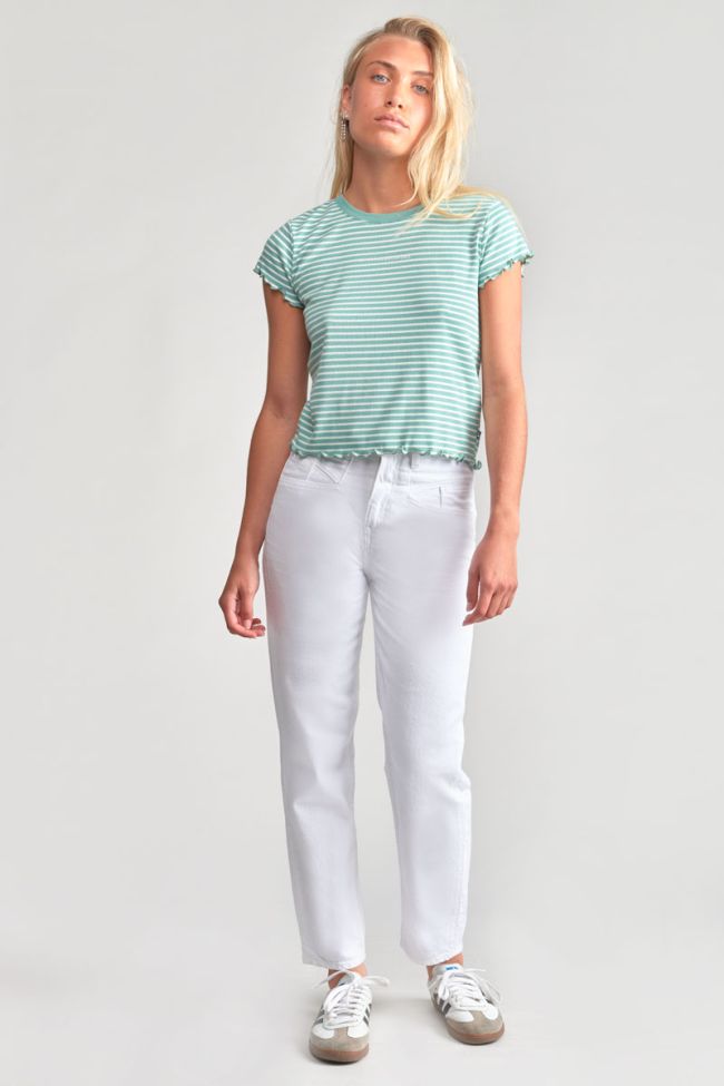 Jeans boyfit Lou thil 7/8 weiß 