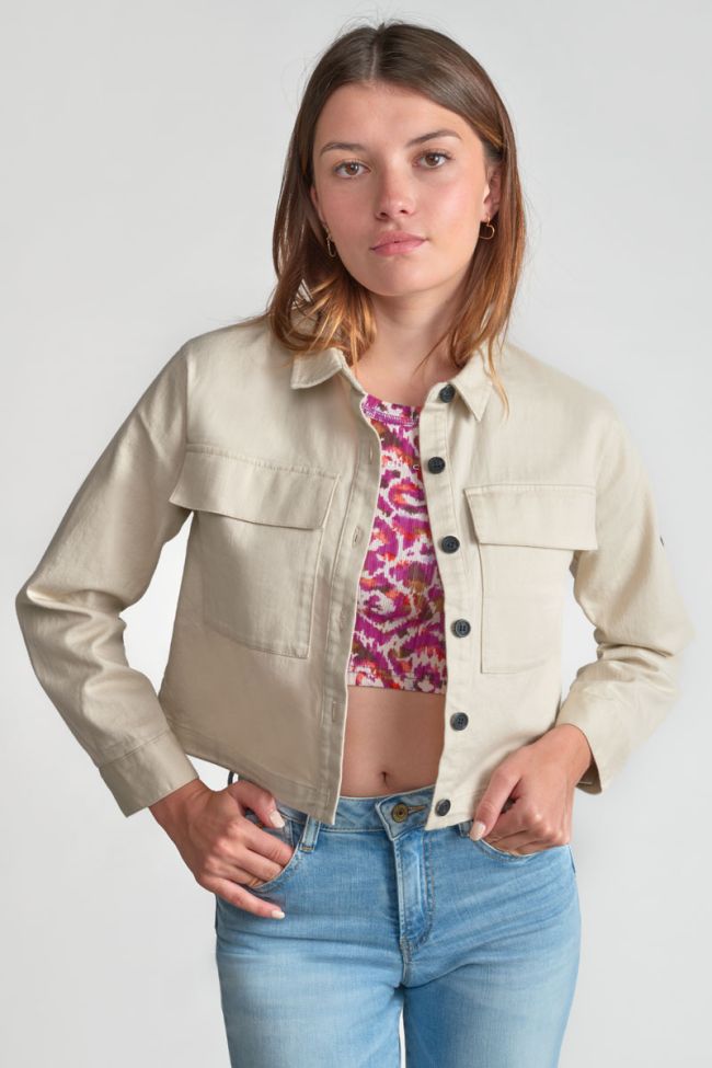 Jacke Mainagi in weiß