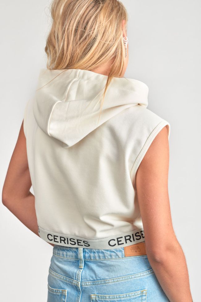 Kapuzen-sweatshirt Ounagi in weiß