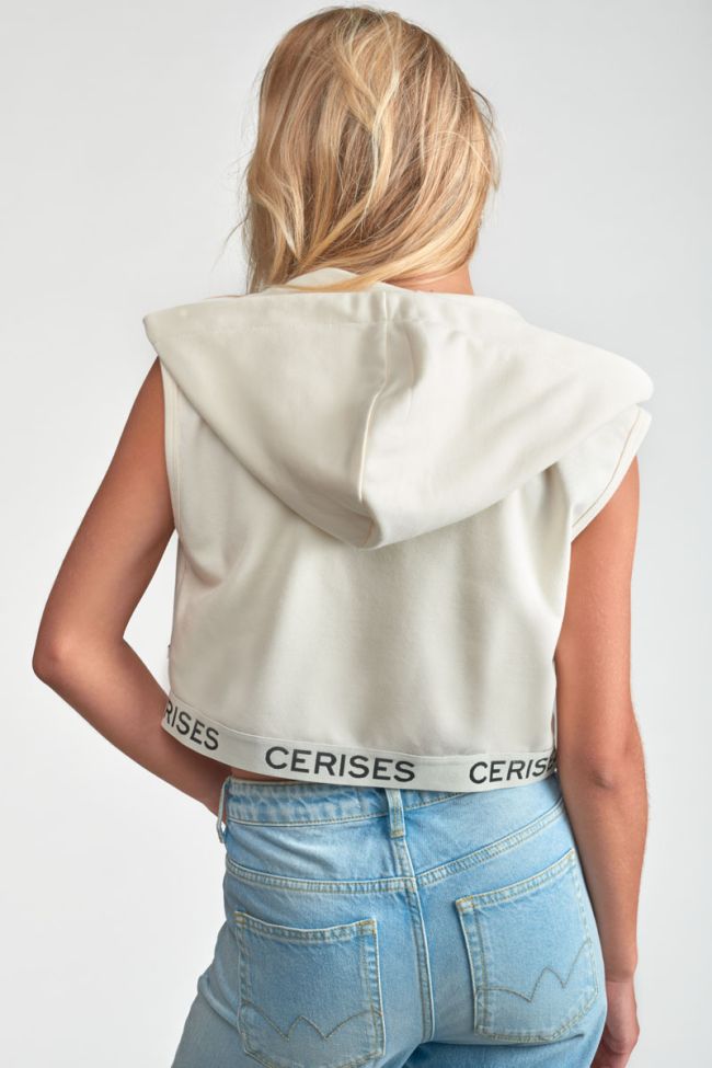 Kapuzen-sweatshirt Ounagi in weiß