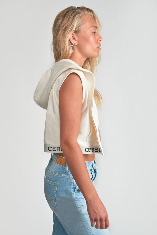 Kapuzen-sweatshirt Ounagi in weiß