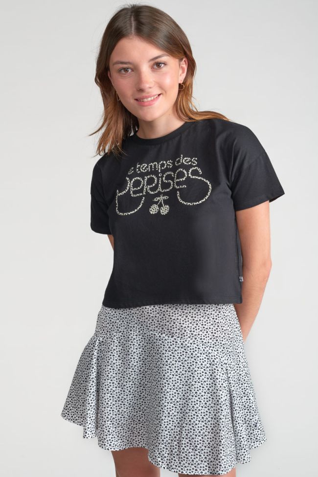 T-shirt Wileygi in schwarz