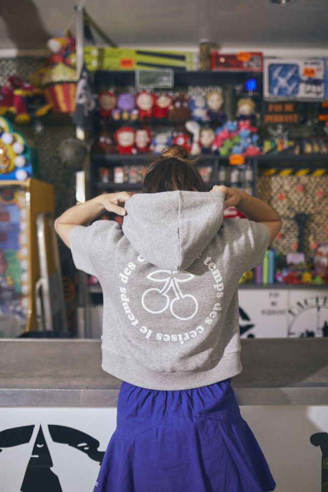 Sweatshirt Yumagi in grau