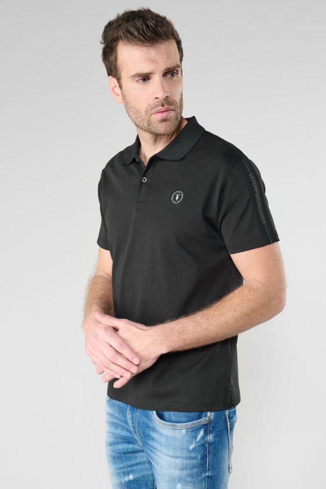 Poloshirt Clab in schwarz