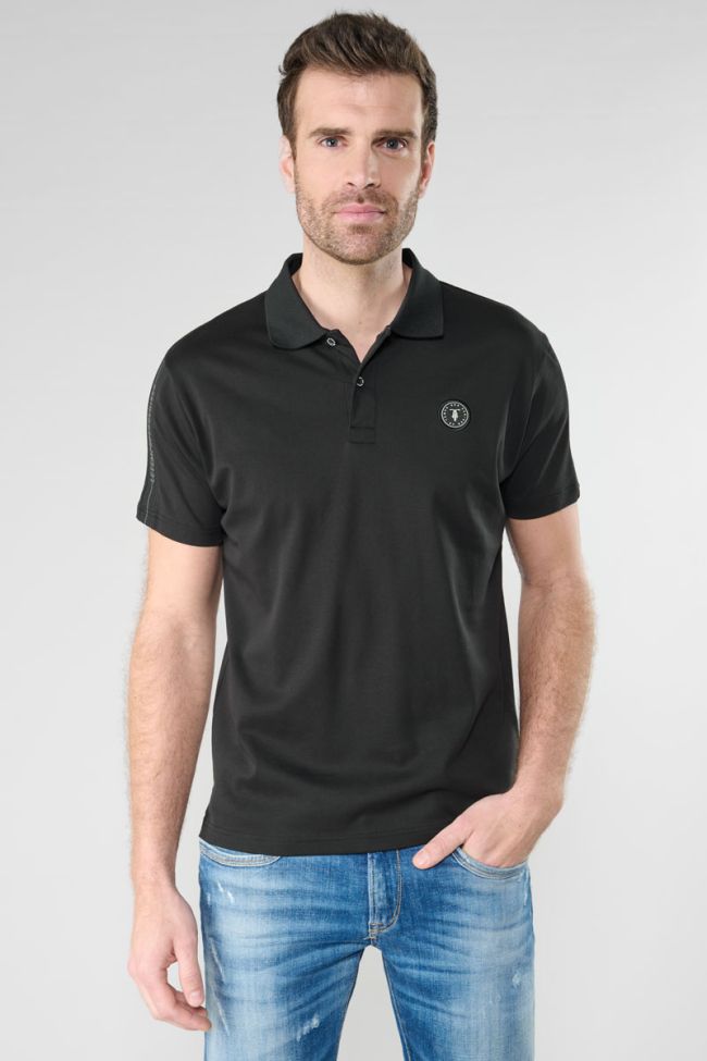 Poloshirt Clab in schwarz