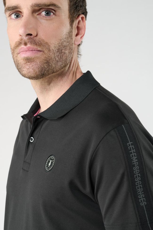 Poloshirt Clab in schwarz